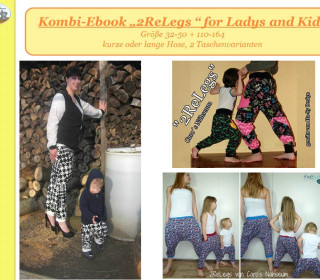 Ebook - Kombi Hose 2Re Legs Ladys Kids, Gr. 110-164/ 32 - 50